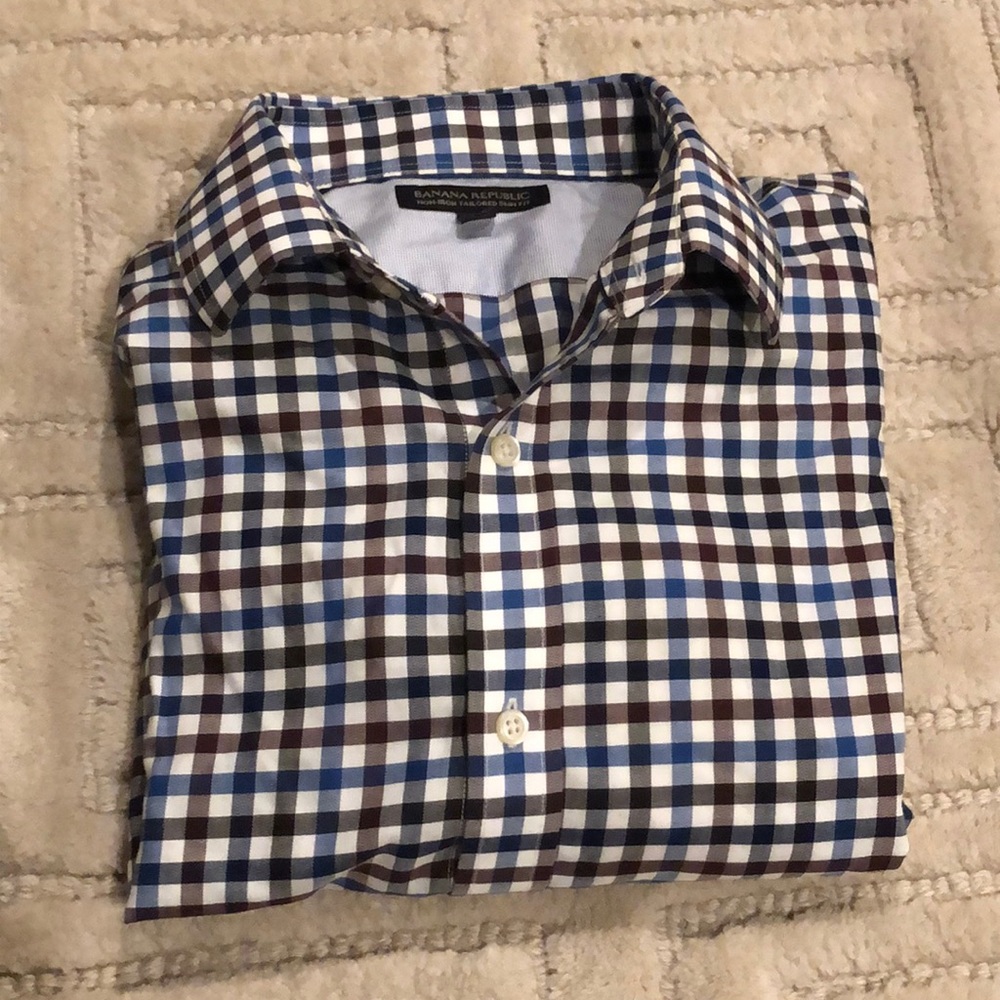 Banana Republic Tailored Slim Fit Dress Shirt
